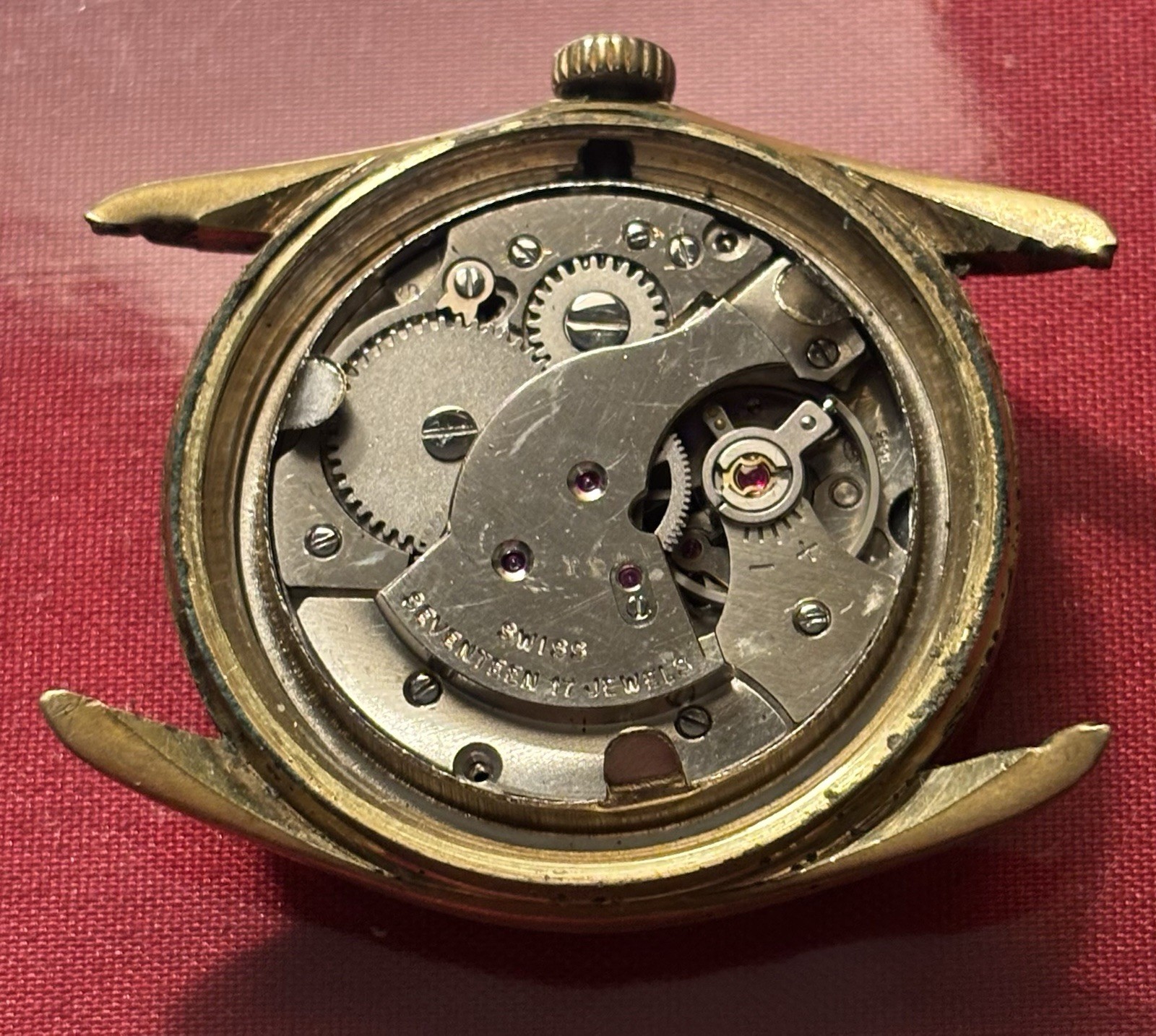 WINDUP Swiss Watch Running Vintage Rare Find French Dumai - photo 4