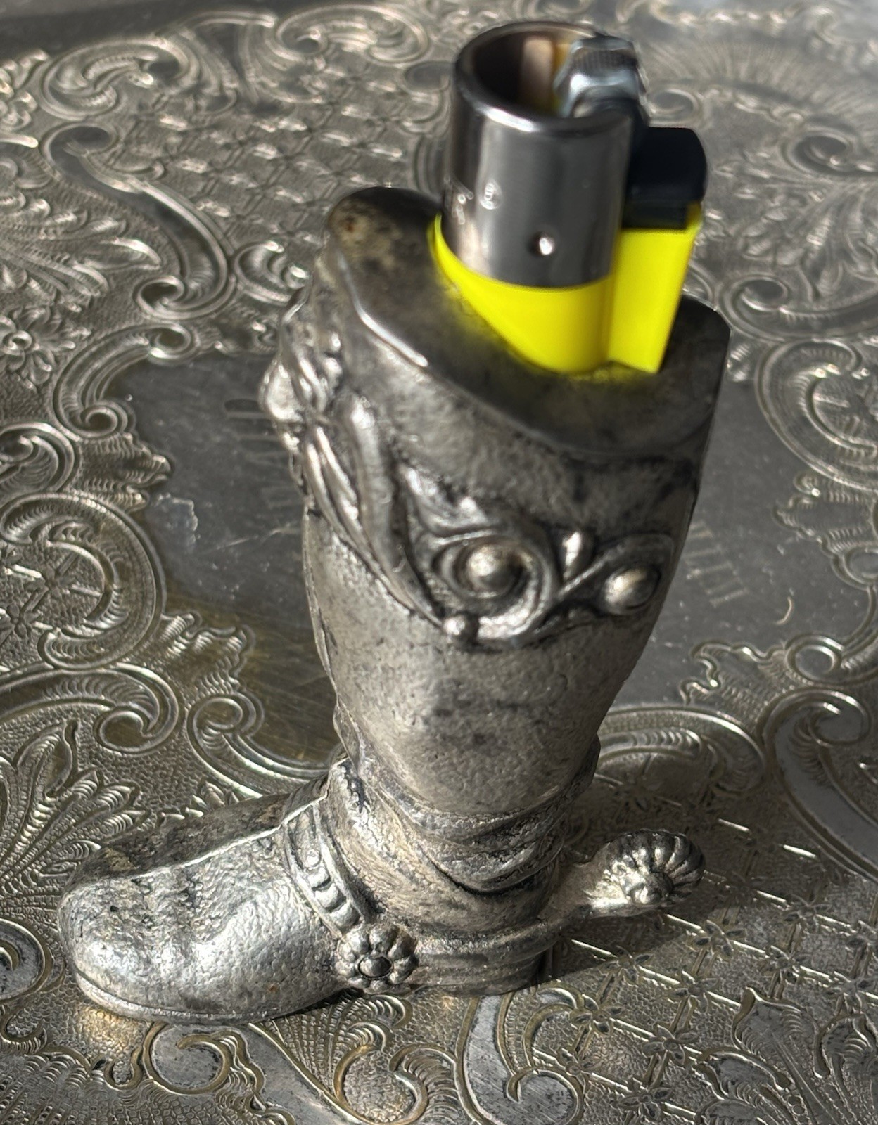 Marlboro Cowboy Boot Silver Case Clipper - photo 3