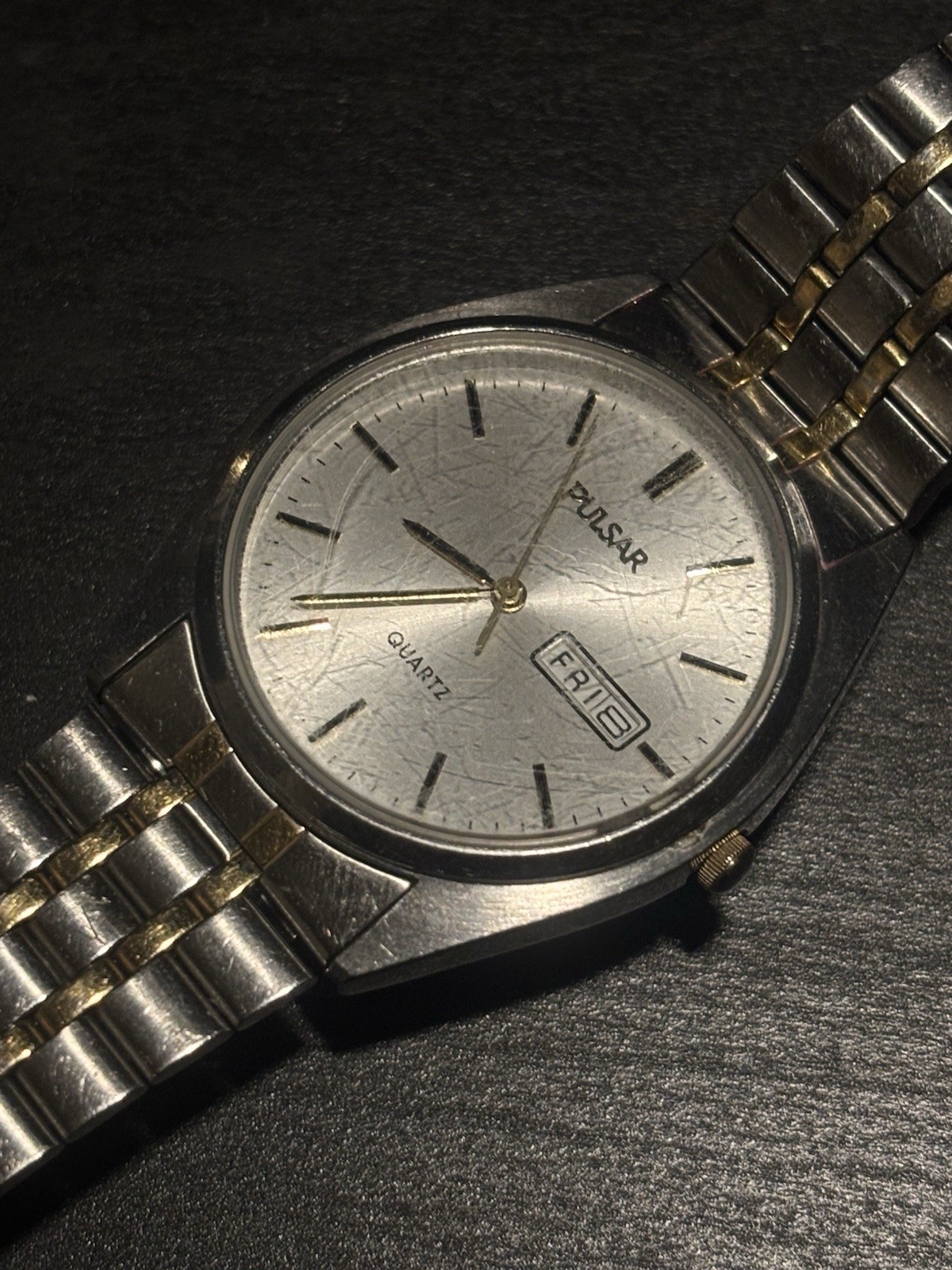 Rare Vintage Pulsar Men’s Watch – Day Date – Made by Seiko