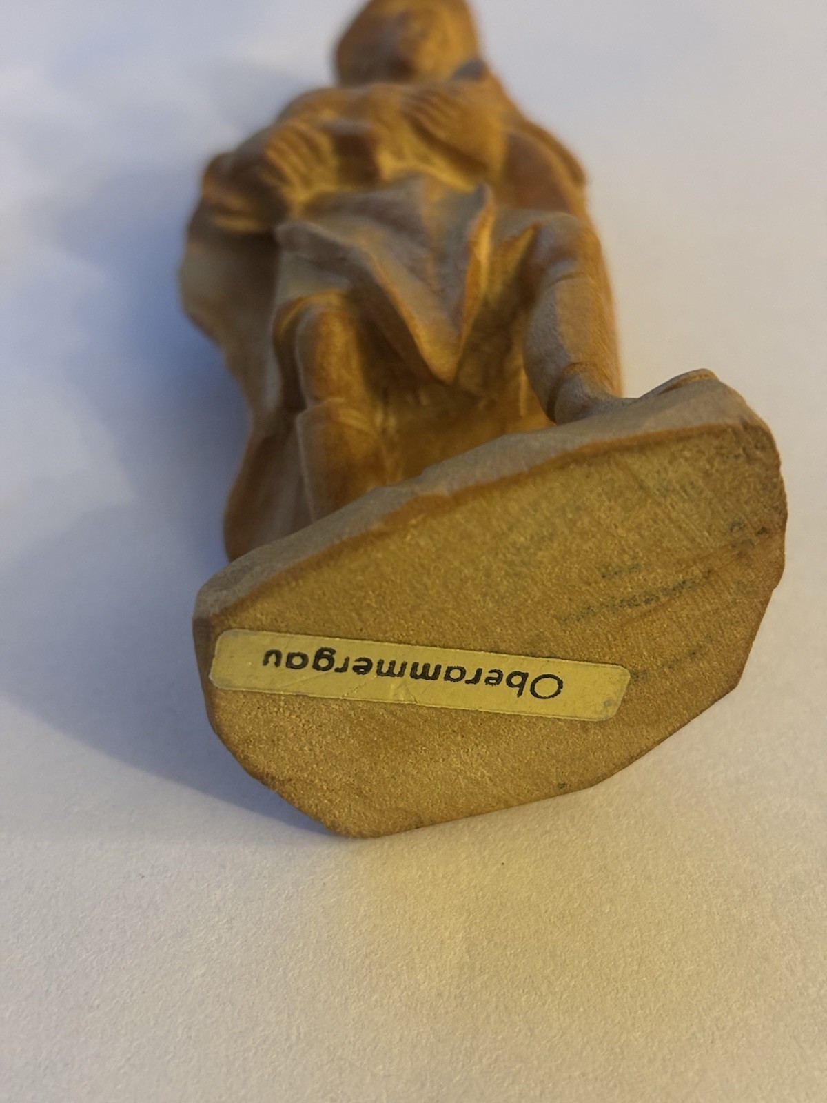 Hand Carved Wood Folk Art Miniature Oberammergau Good Sheppard G - photo 4