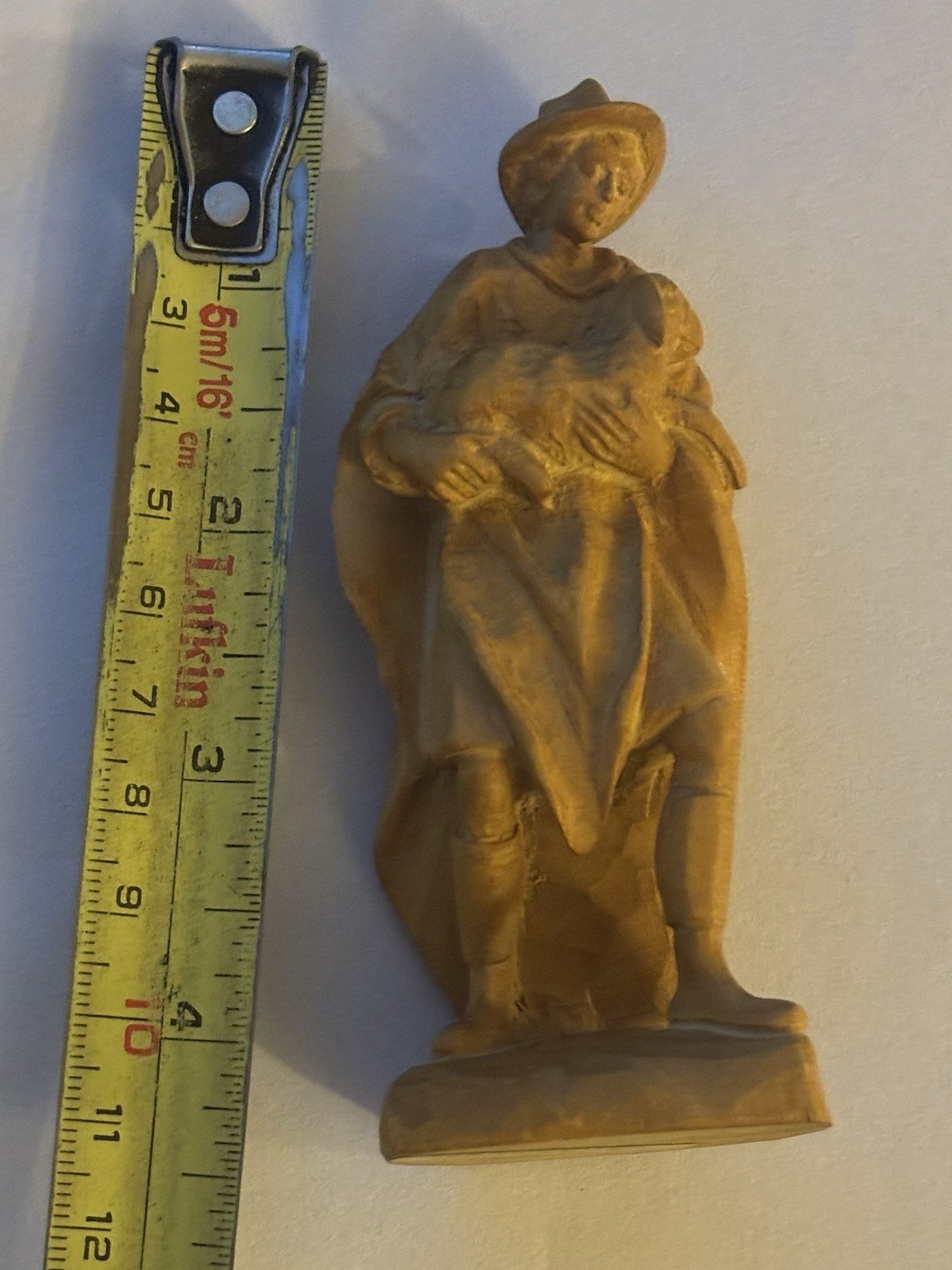Hand Carved Wood Folk Art Miniature Oberammergau Good Sheppard G - photo 5