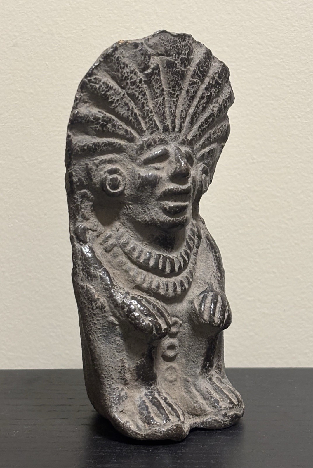 ORIGINAL 1000 YR PRE COLUMBIAN MAYAN AZTEC POTTERY JUG - photo 2