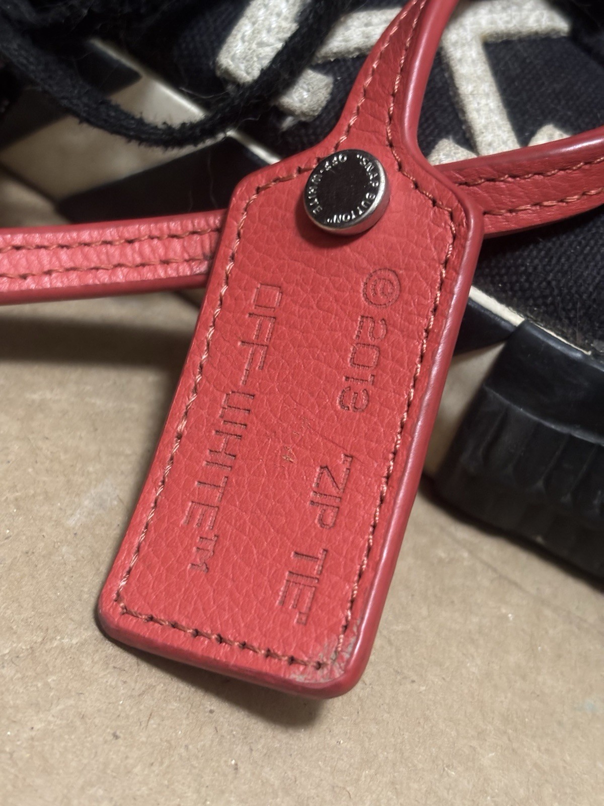 Off-White C/O Virgil Abloh Low Vulcanized Sneakers - Men's 10 - photo 5