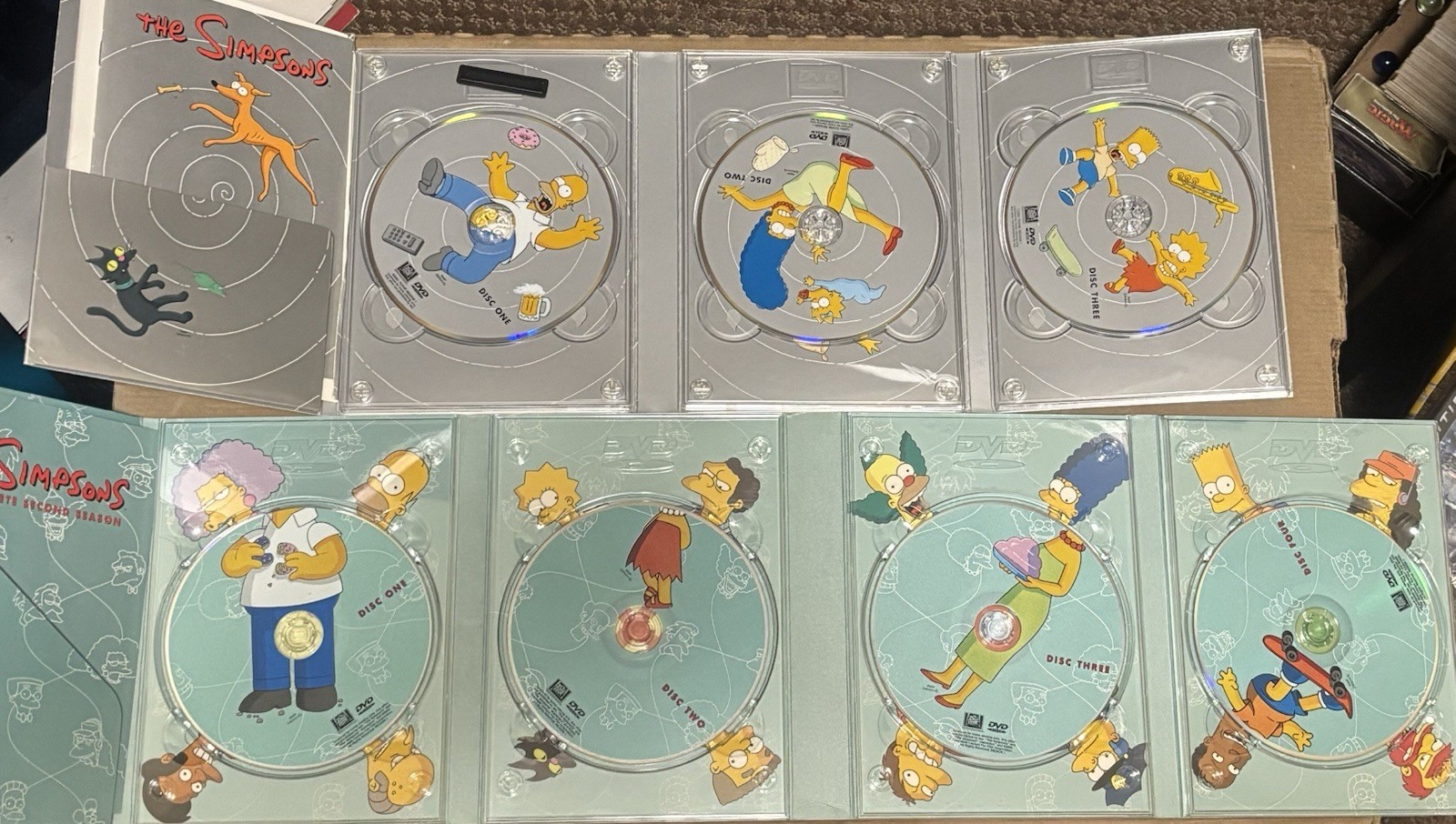 The Simpsons DVD Season 1 And 2 Collector's Edition