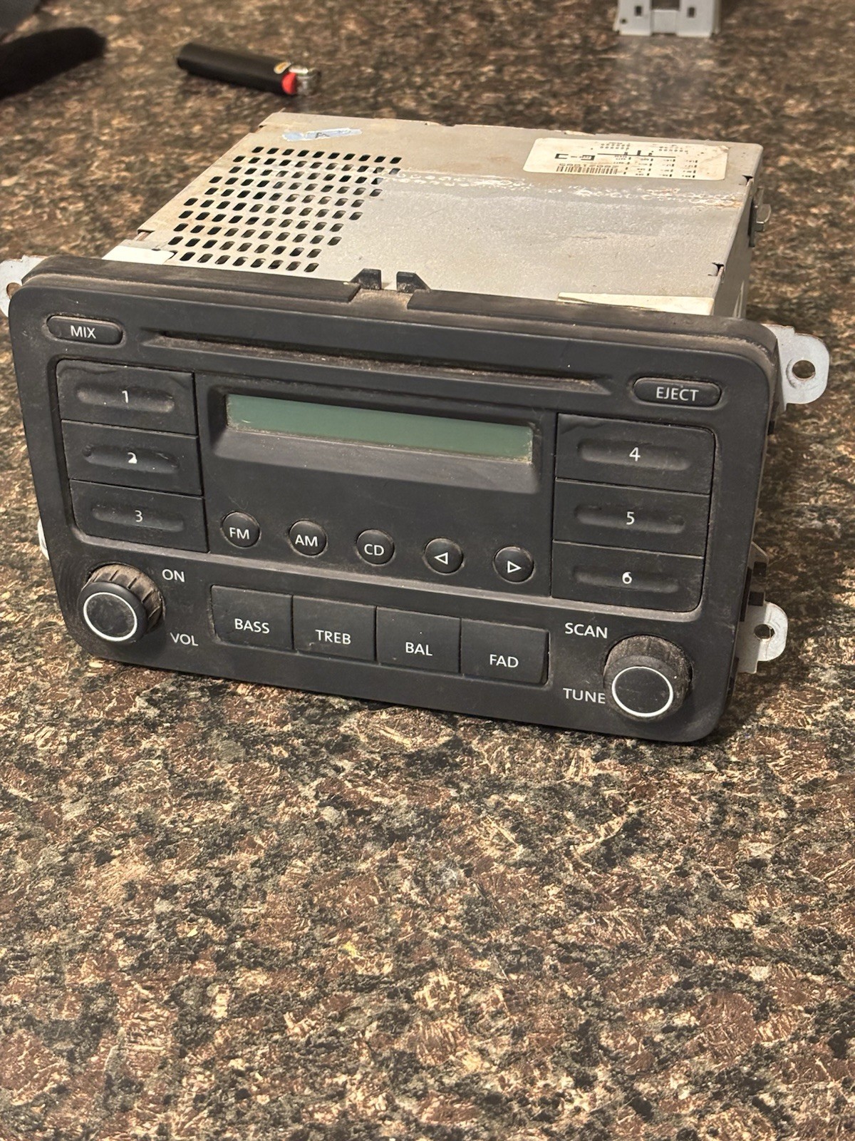 Volkswagen Jetta Cd Player Radio Vintage