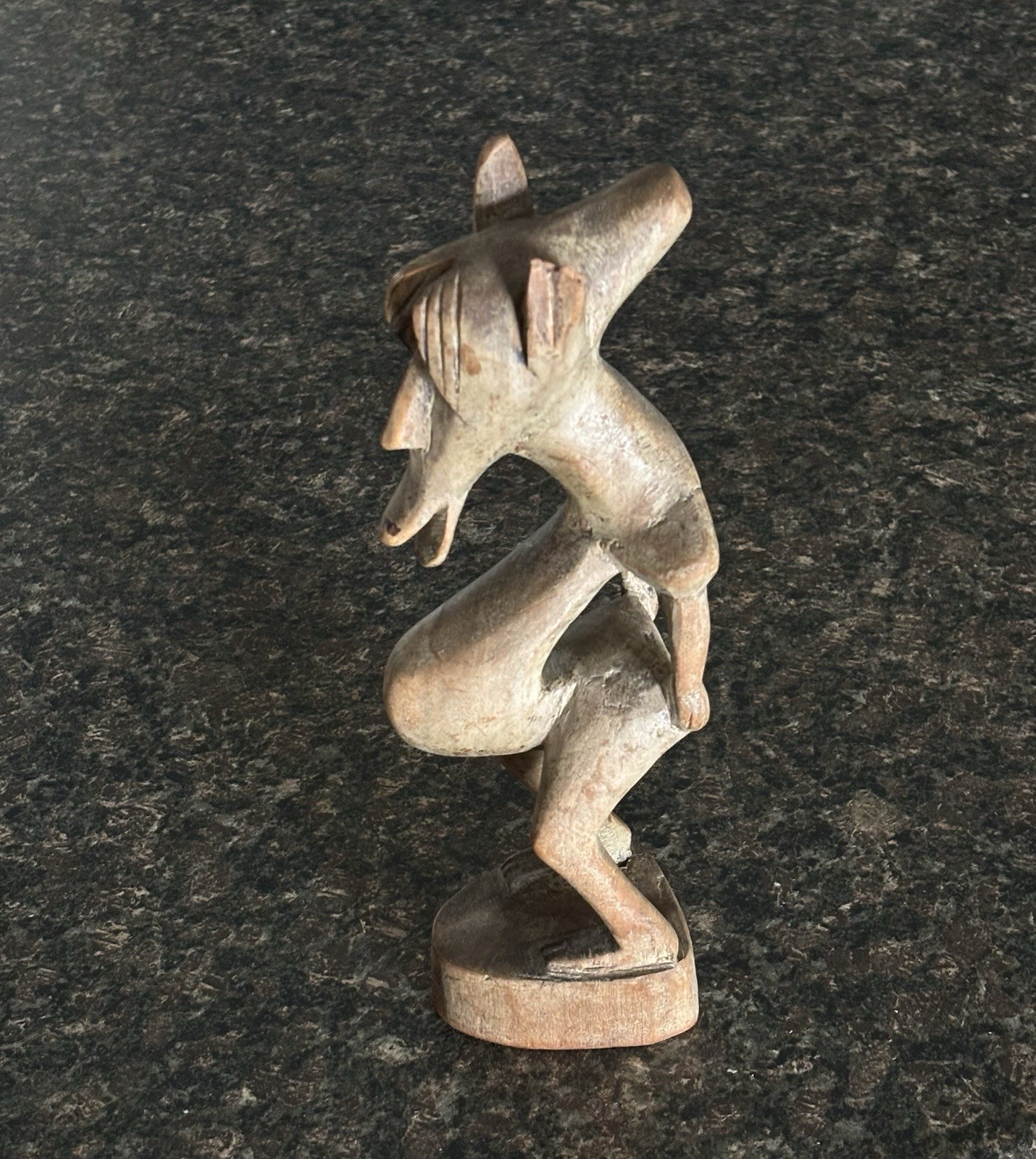 Fertility Doll African Vintage Tribal Voodoo Wooden hand carved - photo 3