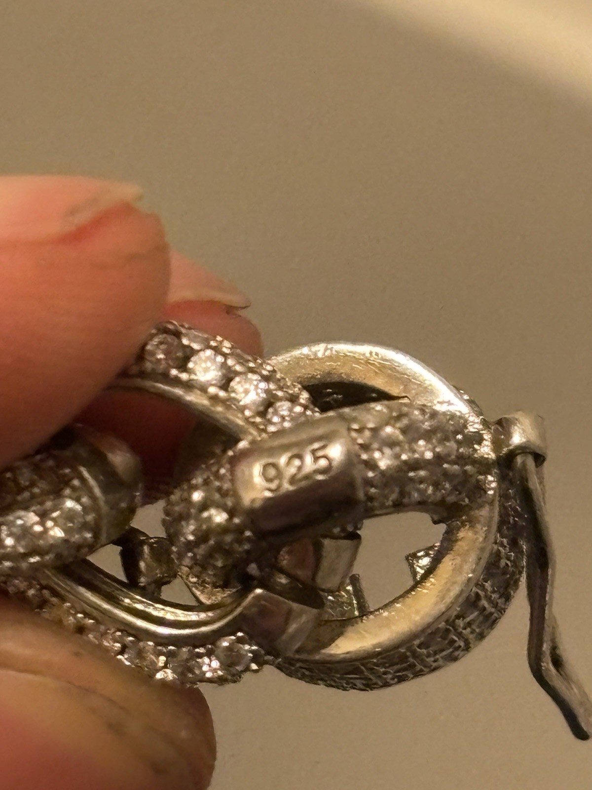 HEAVY 925 silver bracelet cz 55g 8.25” ICED OUT Chain Link - photo 5