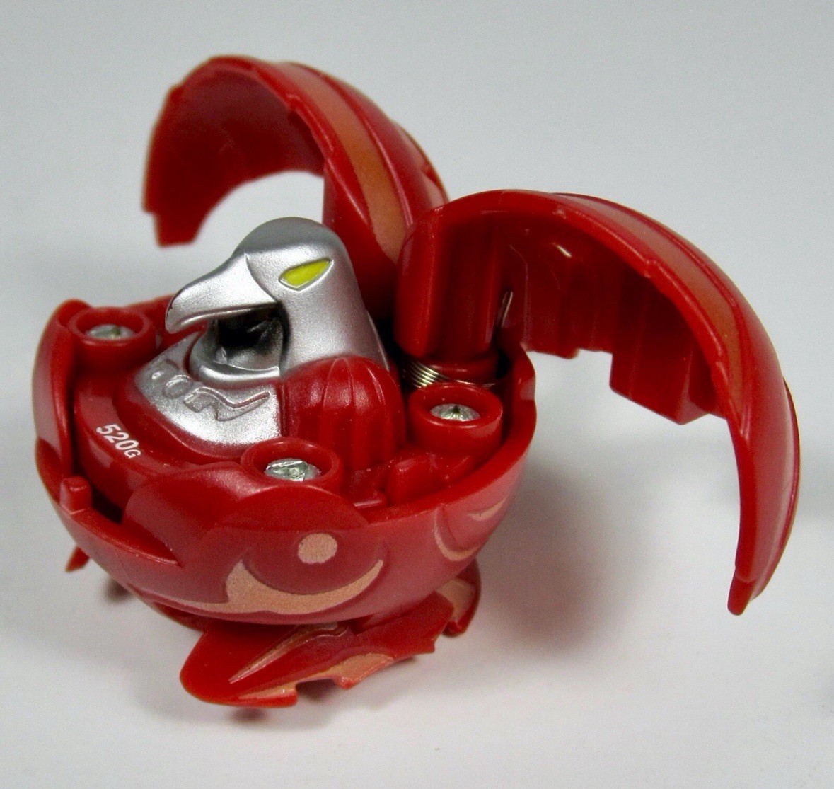 BAKUGAN- RAVENOID- Pyrus Red- 520G- B2- Excellent Condition!!!