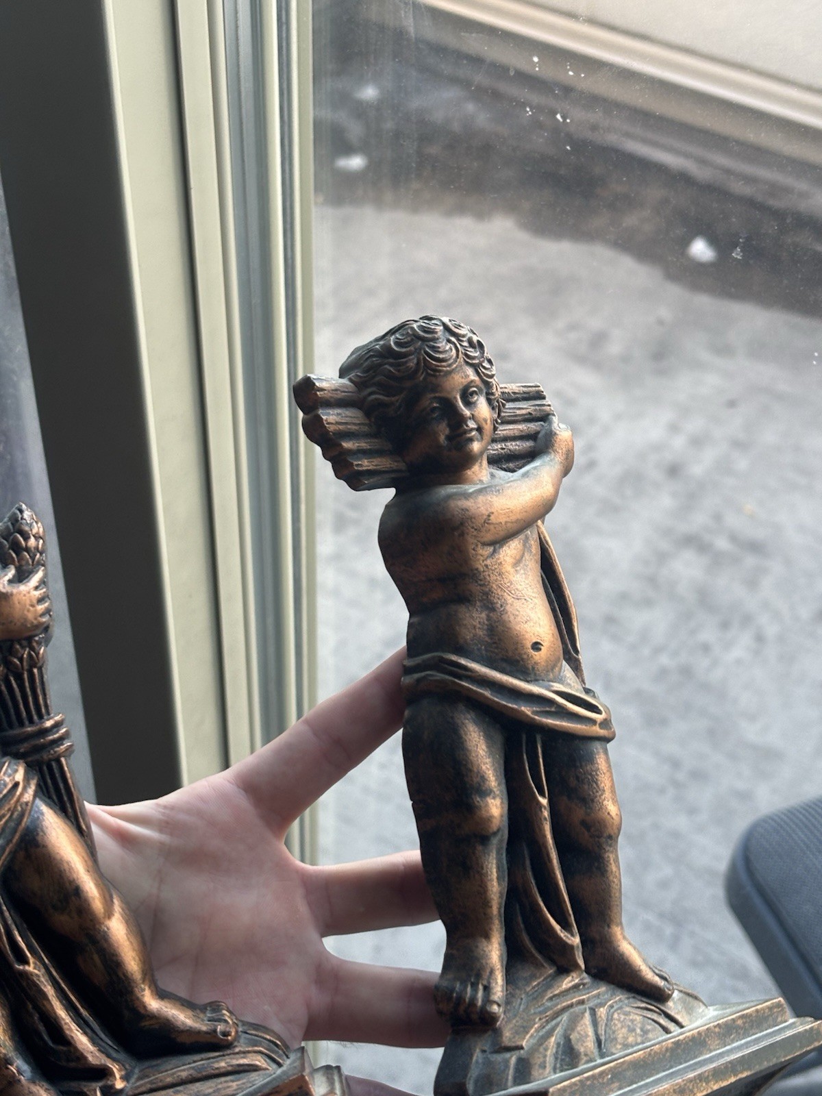 Vintage Coppercraft Cherub Wall Plaques - Retro Copper Decor 2X - photo 4