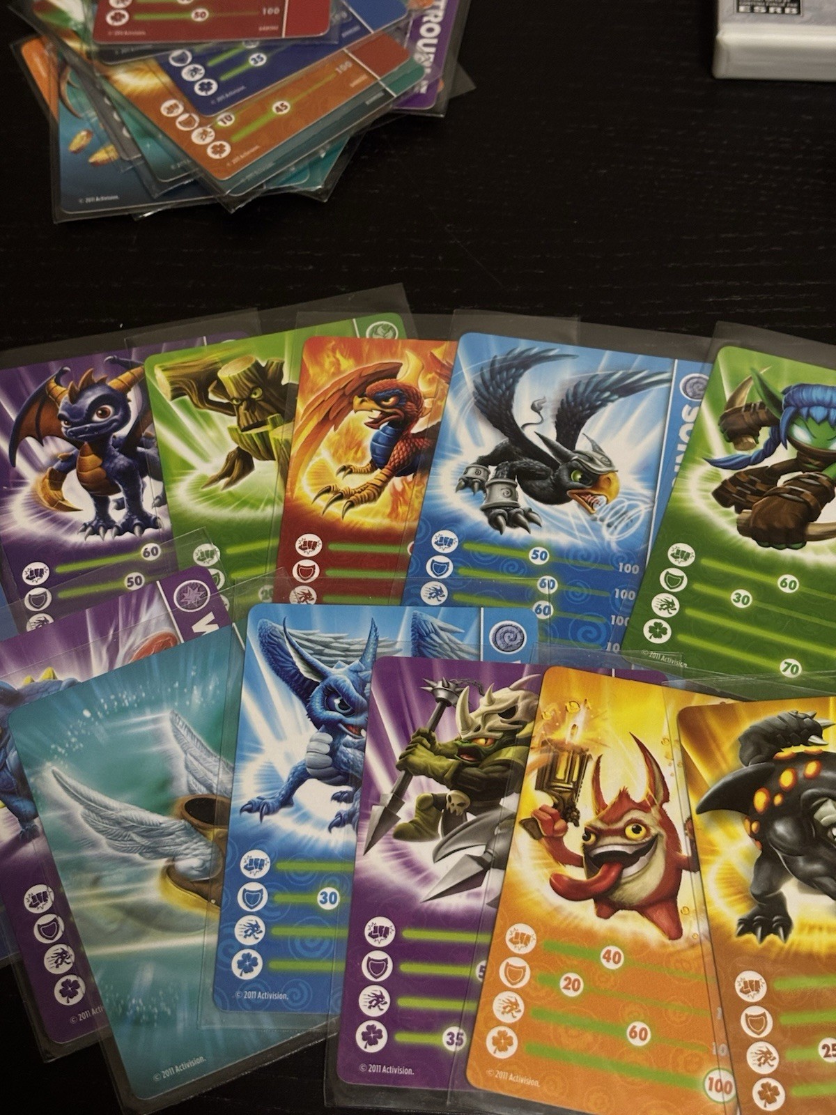 Skylanders trading stat cards x60 - photo 2