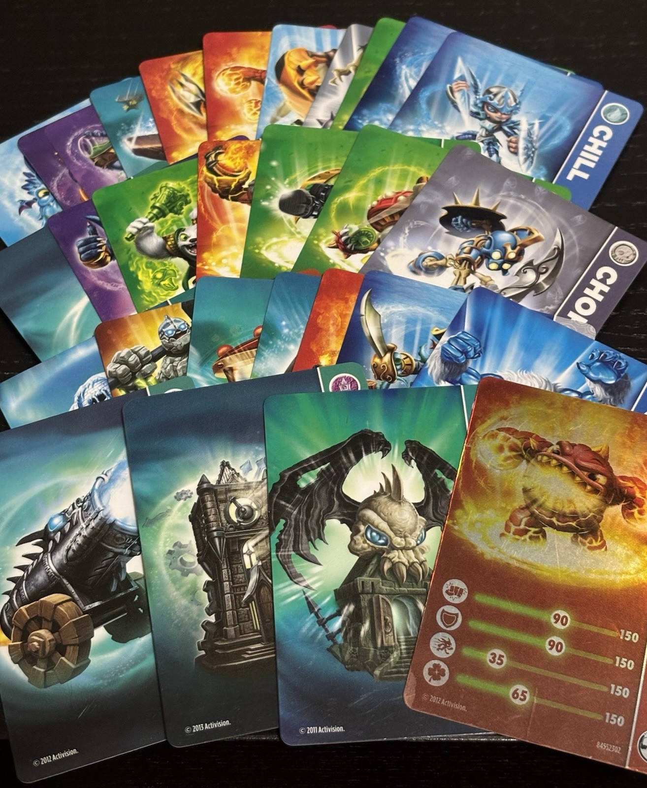 Skylanders trading stat cards x60 - photo 3