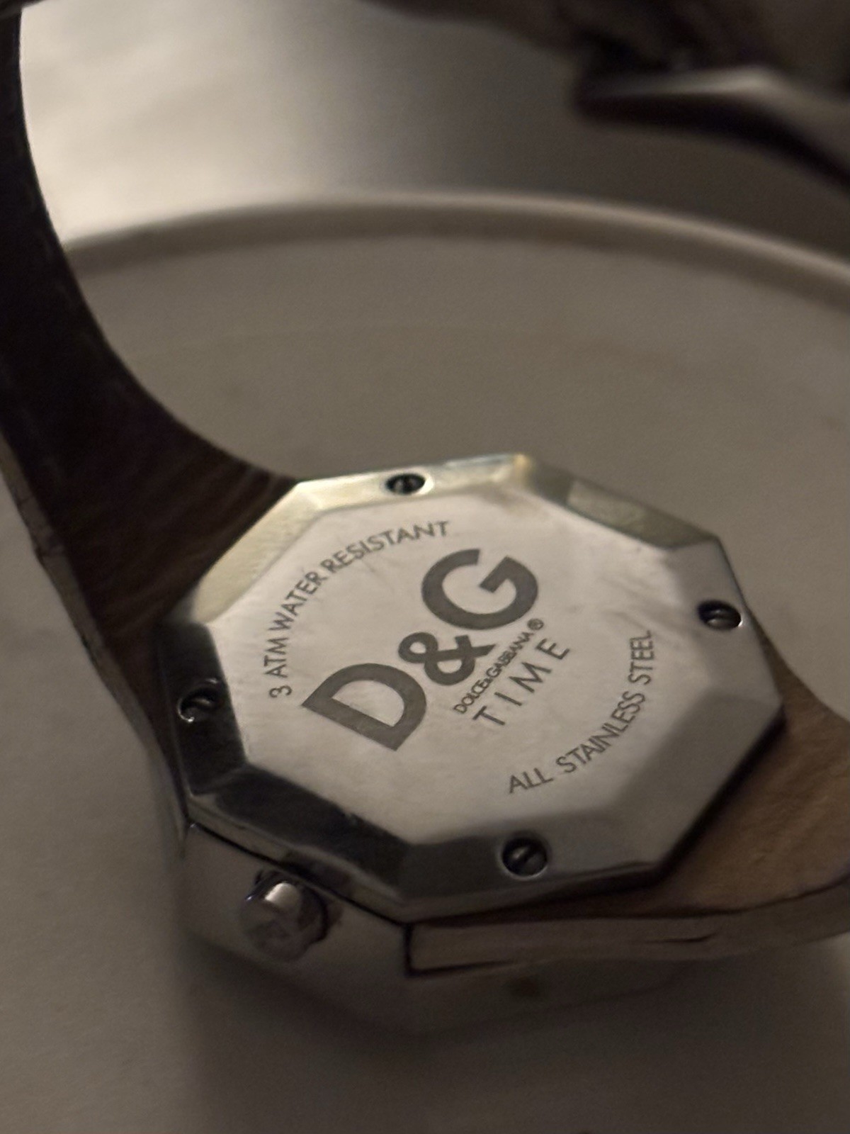 D&G DW0284 Lady White Strap Octagonal Prism Watch - photo 3