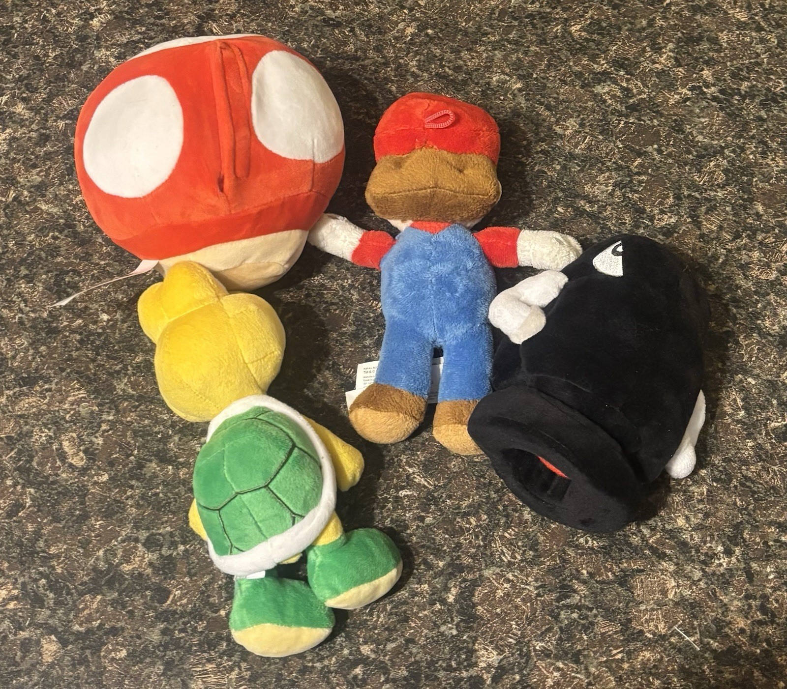 Nintendo Super Mario Bros Plush BULLET MUSHROOM & KOOPA Lot 4 - photo 2