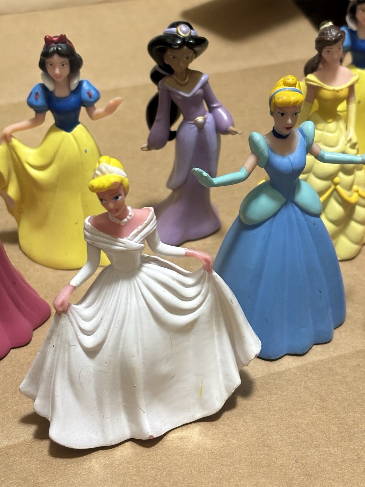 Disney Princess 3" Assorted Figurines Lot 10