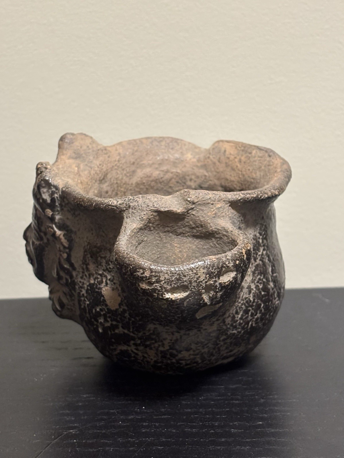 Pre-Columbian Mayan / Aztec Style Pottery Jug Artifact - photo 3