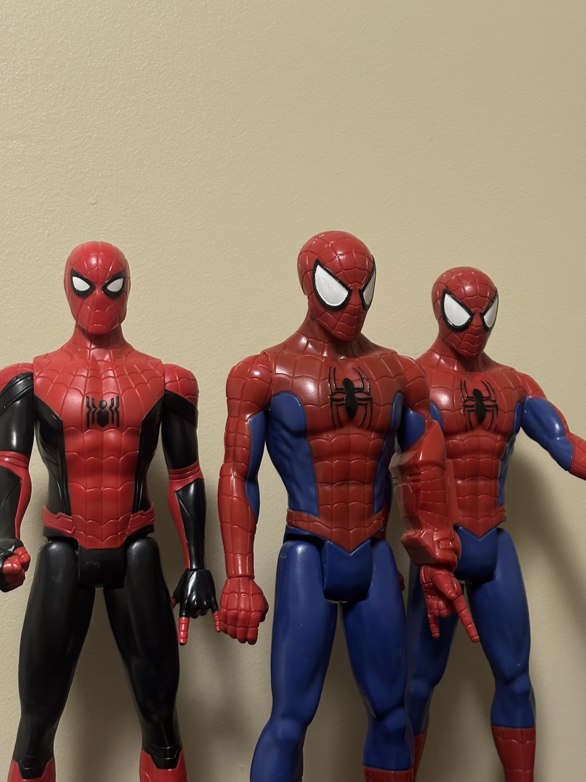 spiderman action figure Lot 3x poseable Hasbro - photo 2