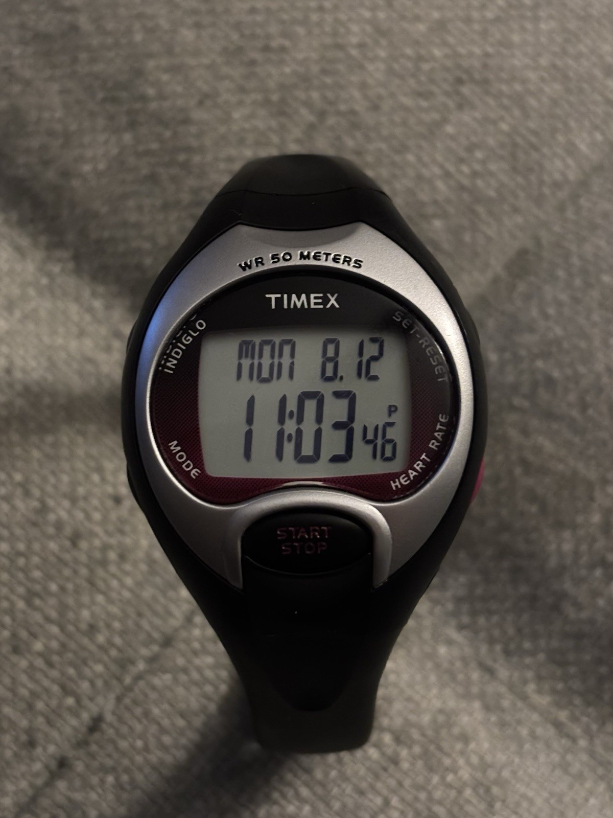Timex Indiglo M606 Digital Fitness Watch Heart Monitor - photo 2