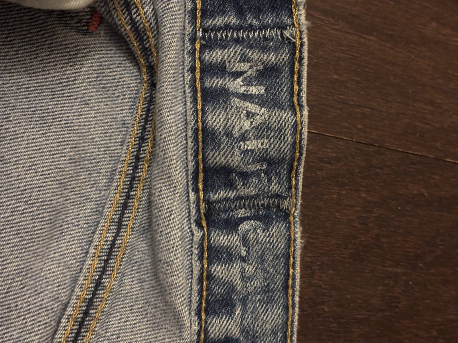 Vintage Nautica Baggy Jeans 33x32 Distressed 100% Cotton - photo 3