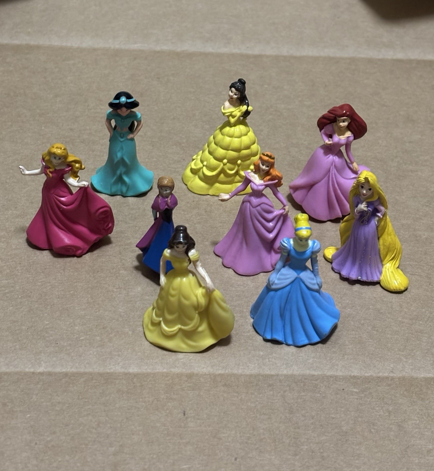 Disney Princess 2" Assorted Figurines Lot 9