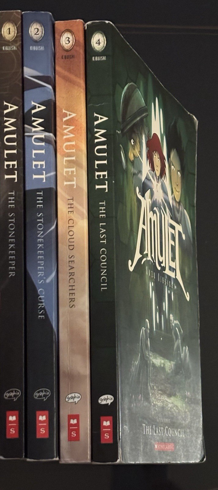 Amulet Book Set 1-4 by Kazu Kibuishi