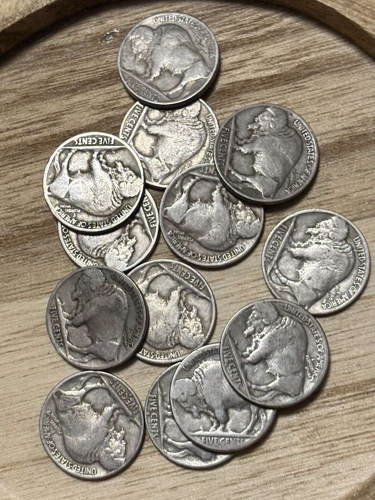 Buffalo Nickel Lot 13 Full Dates Mixed Years Various As Is - photo 2