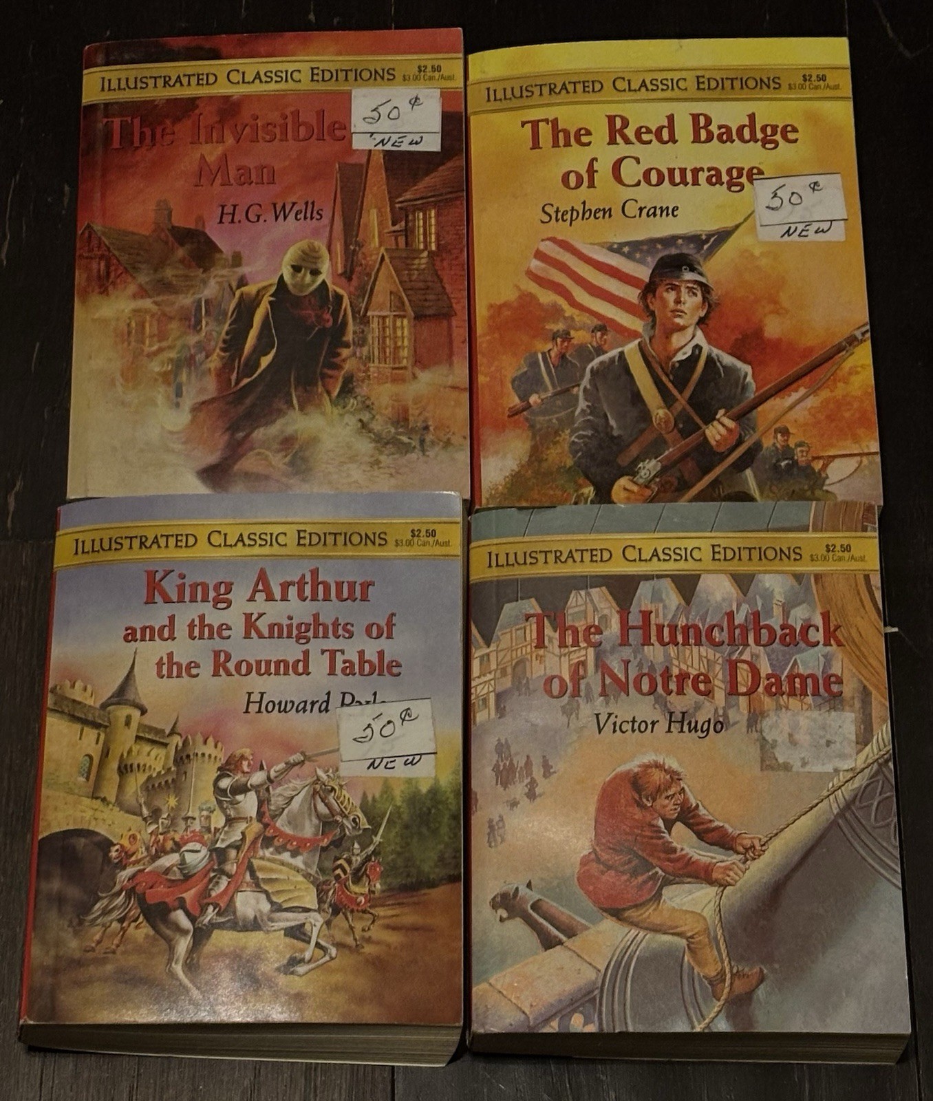 Illustrated Classics Pocket Books Lot: 4 Titles
