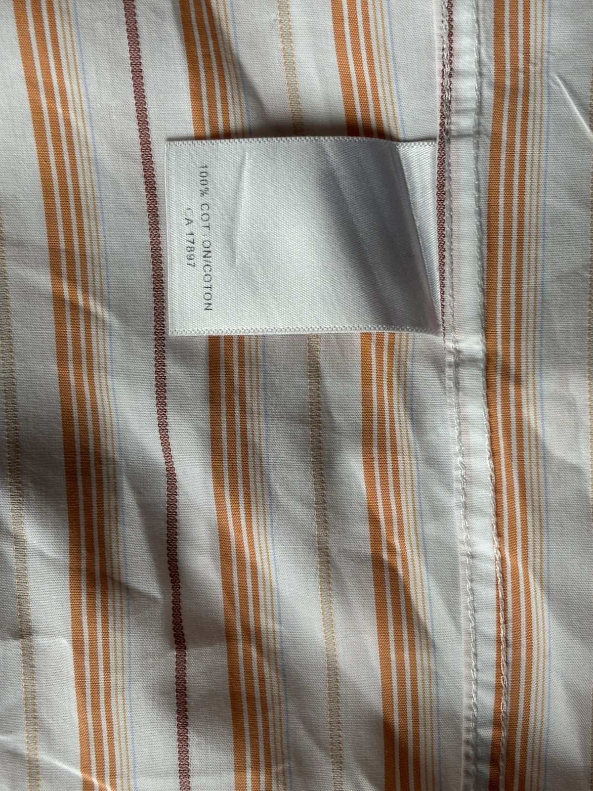 Banana Republic Mens Fitted Dress Shirt Woven In Italy Cotton - photo 4