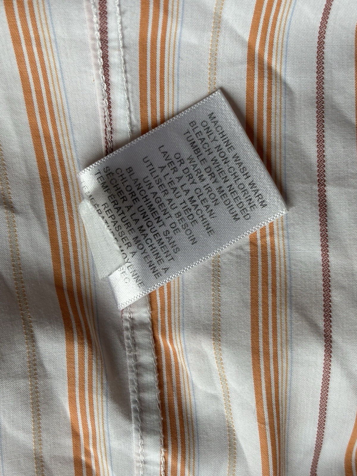 Banana Republic Mens Fitted Dress Shirt Woven In Italy Cotton - photo 5