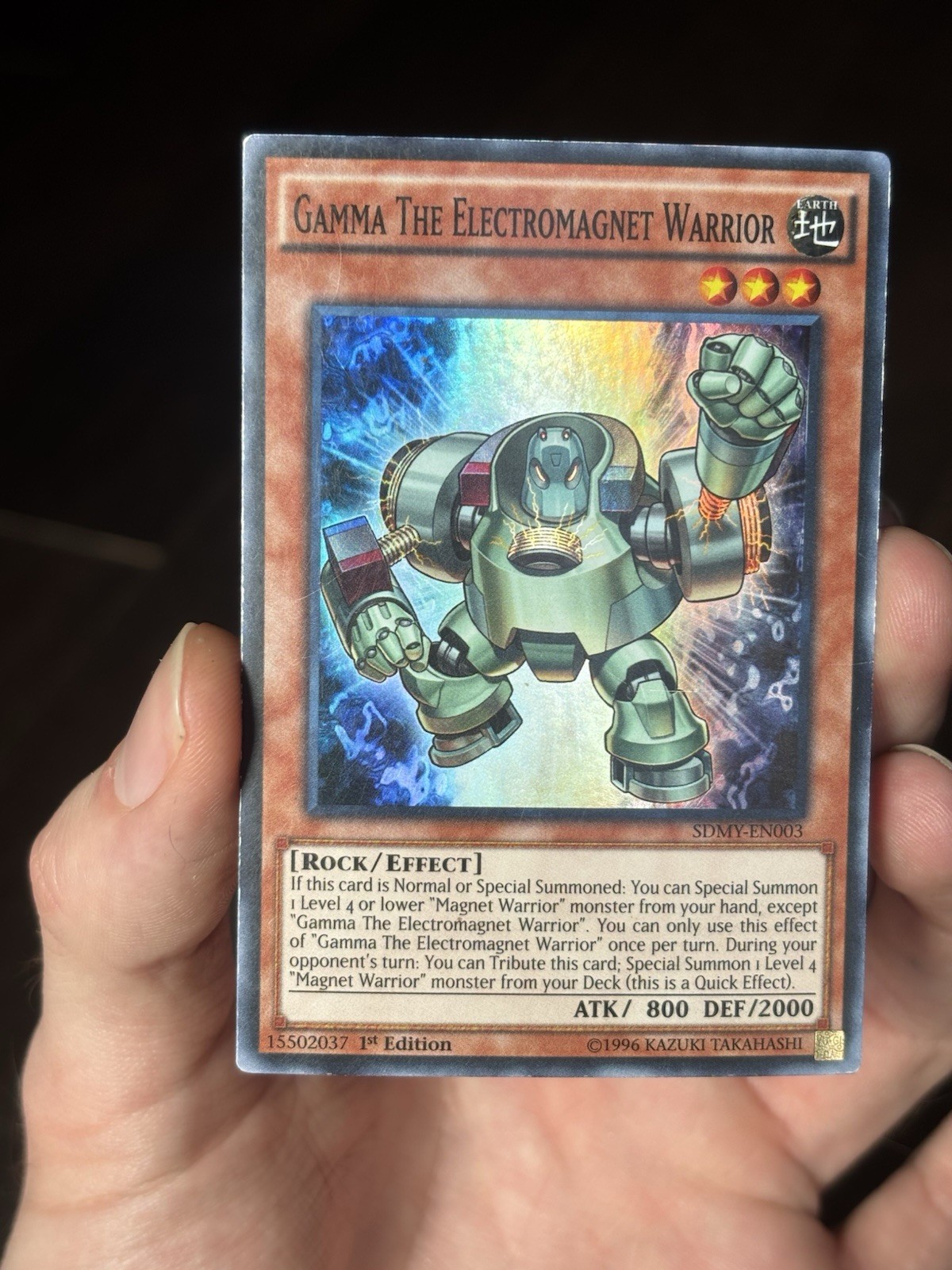 GAMMA THE ELECTROMAGNET WARRIOR SDMY-EN003 1st Edition Lp