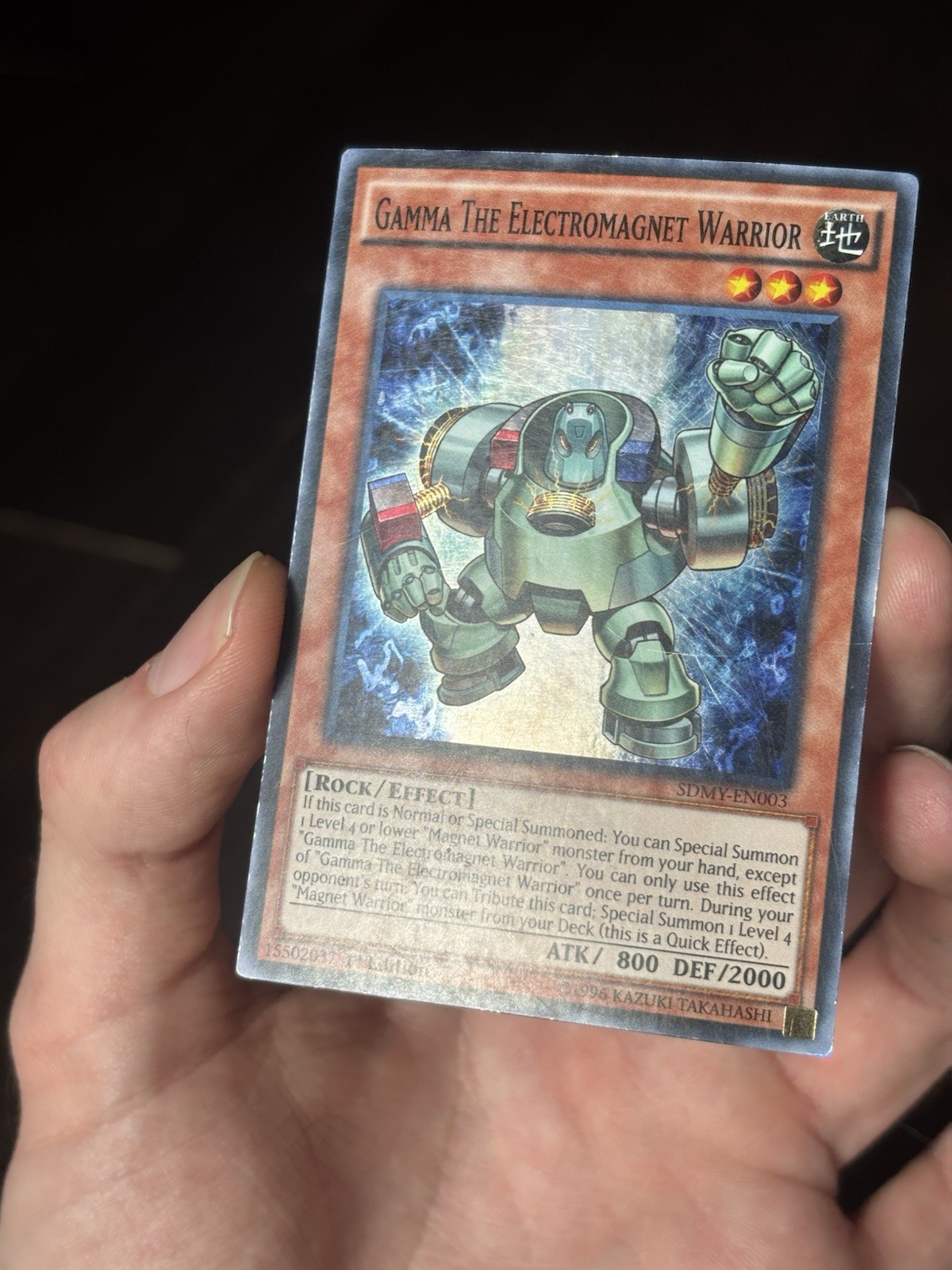 GAMMA THE ELECTROMAGNET WARRIOR SDMY-EN003 1st Edition Lp - photo 3