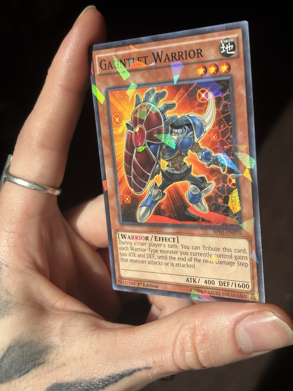 Gauntlet Warrior - BP03-EN070 - Shatterfoil - 1st Edition