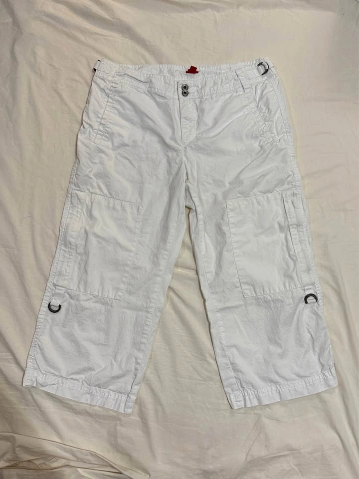 Y2K Low-Rise Espirit Cargo Capris