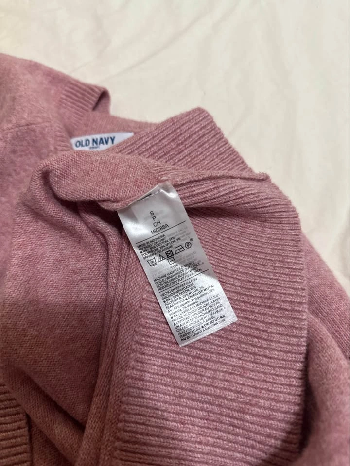 Pink V-Neck Sweater - photo 4