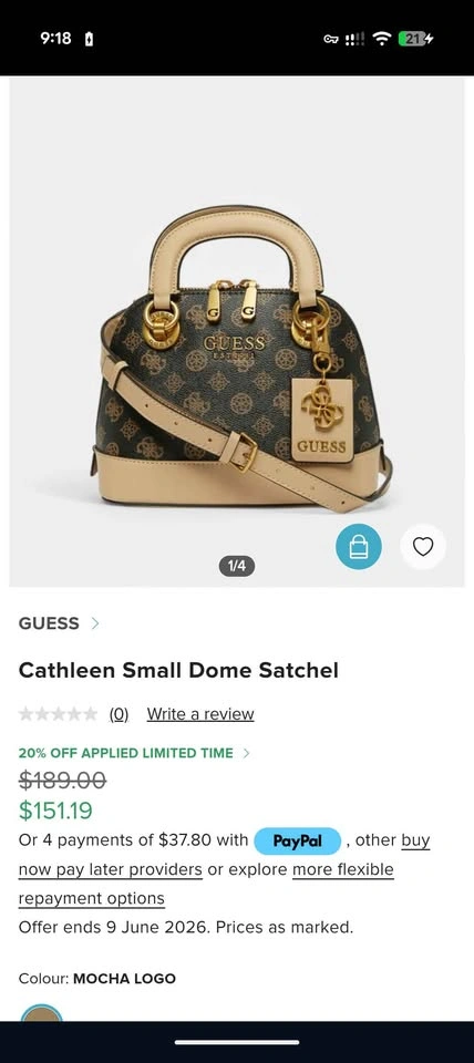 Guess Cathleen Small Dome Handbag - photo 2