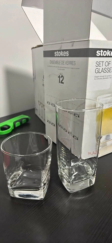 Stokes Plaza Set of 12 Glasses