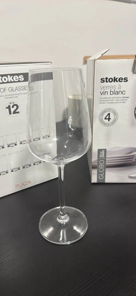 Stokes White Wine Glasses Set of 4 - photo 2