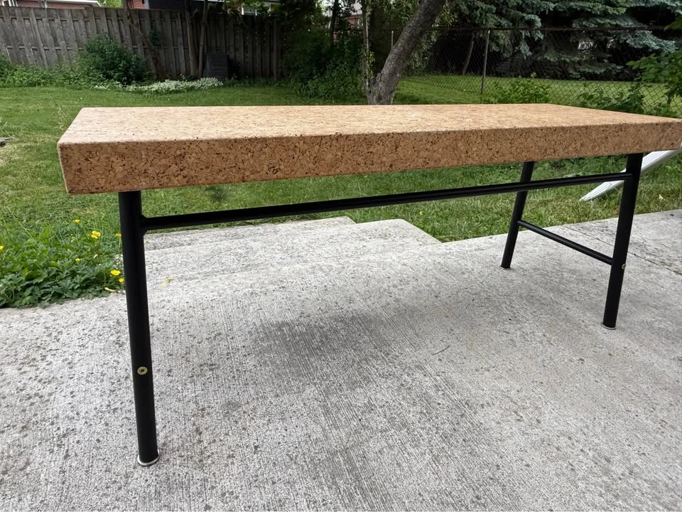 IKEA SINNERLIG cork console table / coffee table - photo 2