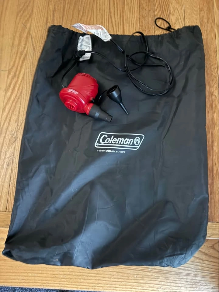Coleman Twin Double High Air Mattress - Like New - photo 4