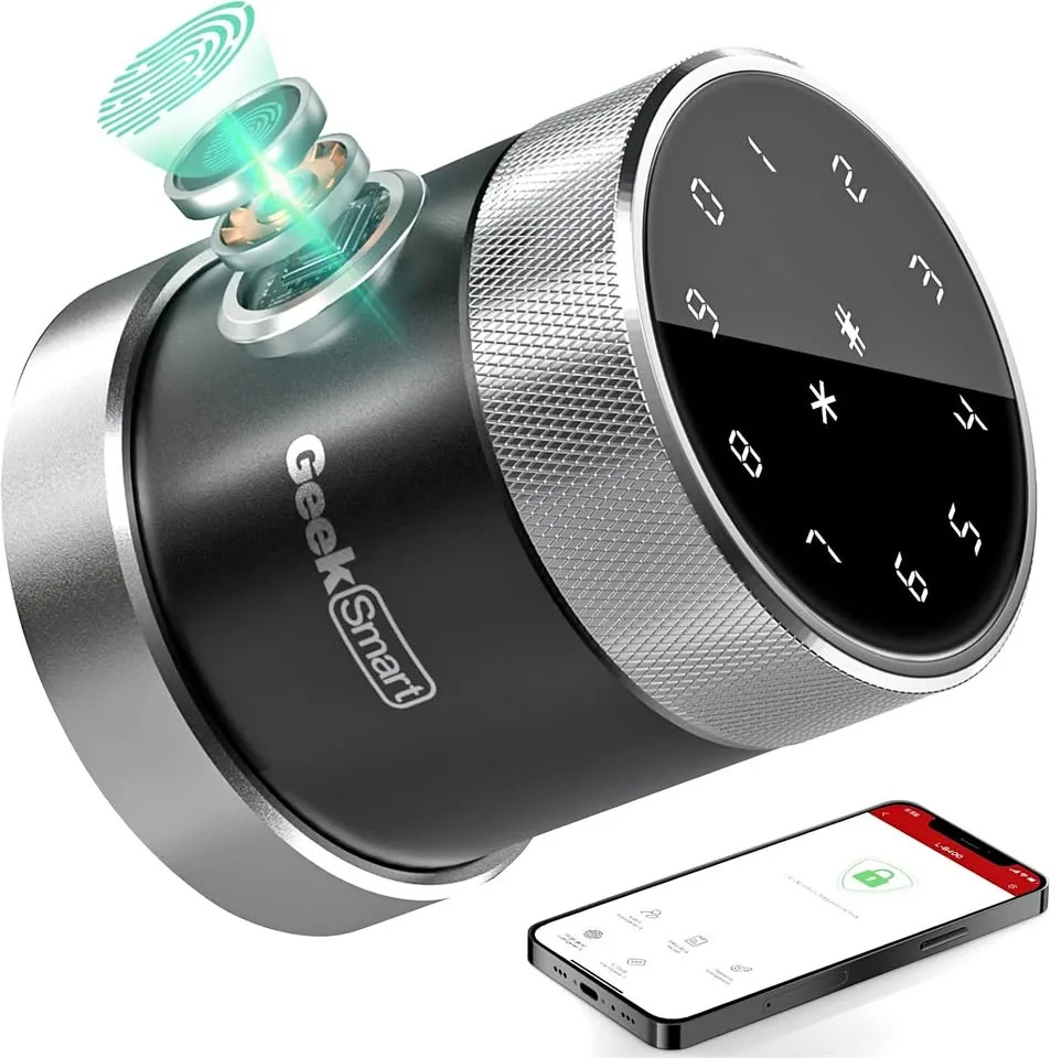 Geek Smart Door Lock, Keyless Fingerprint and Touchscreen thumbnail
