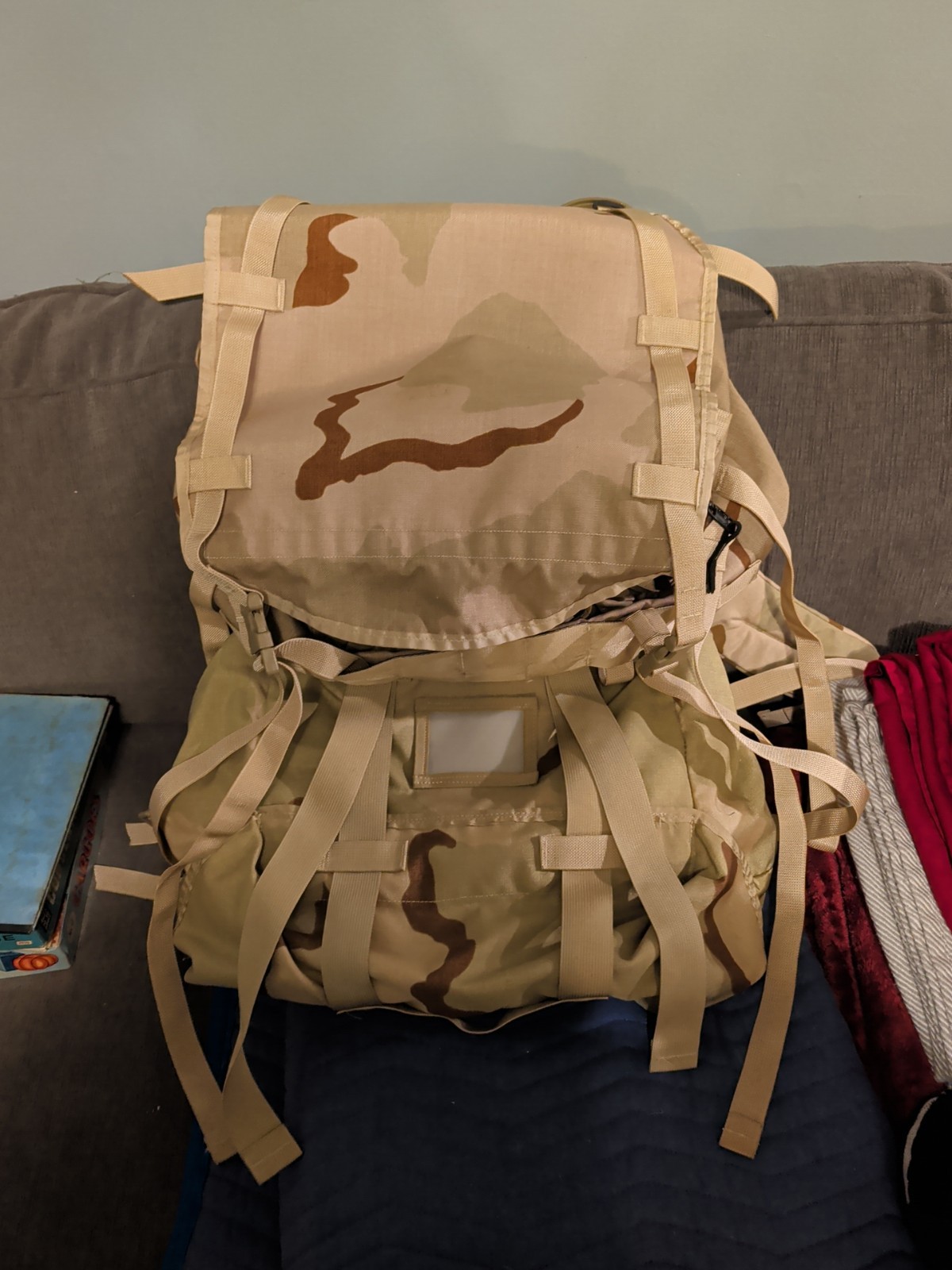 USGI Large Rucksack Backpack 3-Color Desert DCU w/ Frame