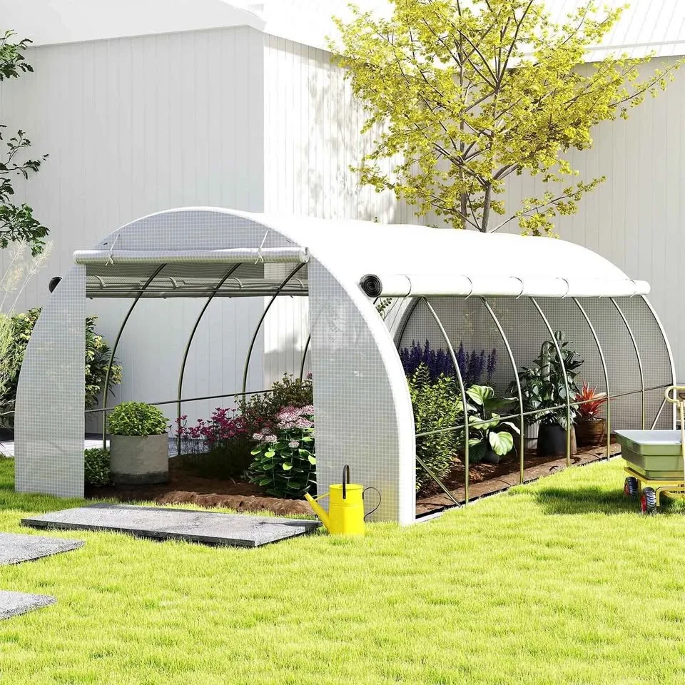 20'x10'x6' Walk-in Tunnel Greenhouse thumbnail