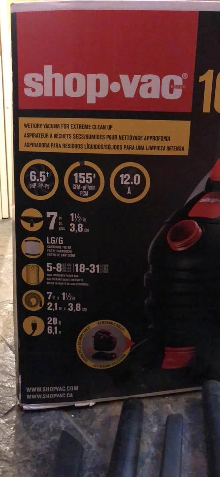 Shop-Vac 10 Gallon 6.5 HP Super Heavy Duty Wet/Dry Vacuum - photo 4