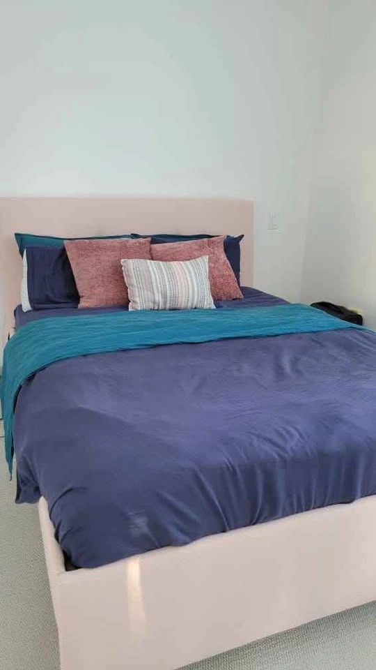 IDANÄS upholstered storage bed - Queen - Gunnared pale pink - photo 3