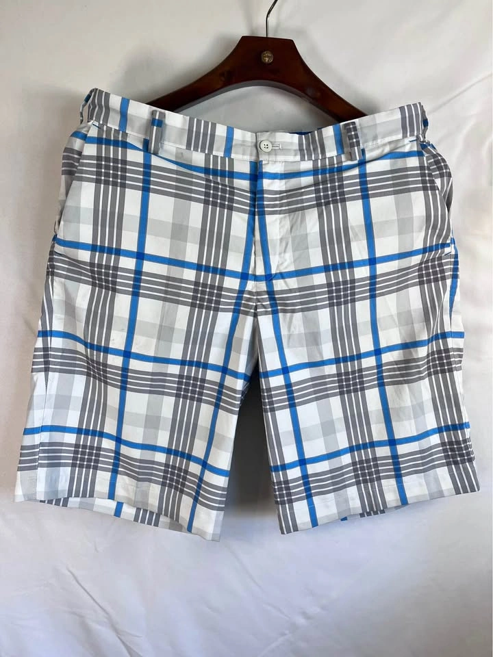 Nike Golf Tour Performance Dri-Fit Plaid Shorts Mens Size 34