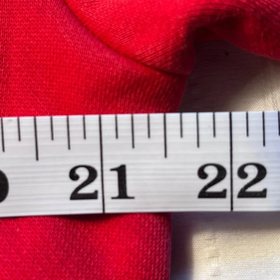 Adidas Vintage Red Trefoil Logo Crewneck Sweatshirt Size M - photo 5