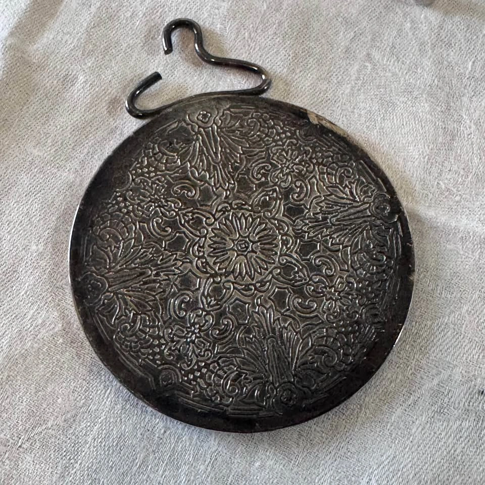 Vintage Silver plated coaster set with stand - photo 3