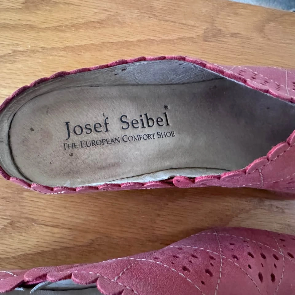 Josef Siebel cut out leather mules size 37 - photo 3