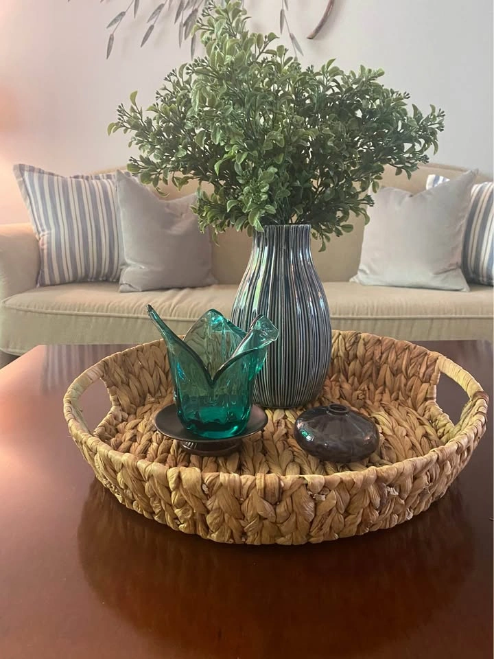 Vintage Murano Hand Blown Teal Tulip/Handkerchief style Vase - photo 2