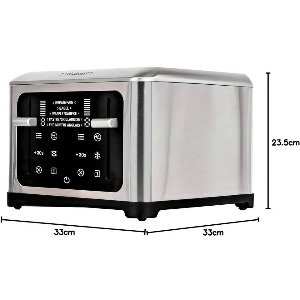 Cuisinart 4-Slice Digital Touchscreen Toaster | Stainless Steel