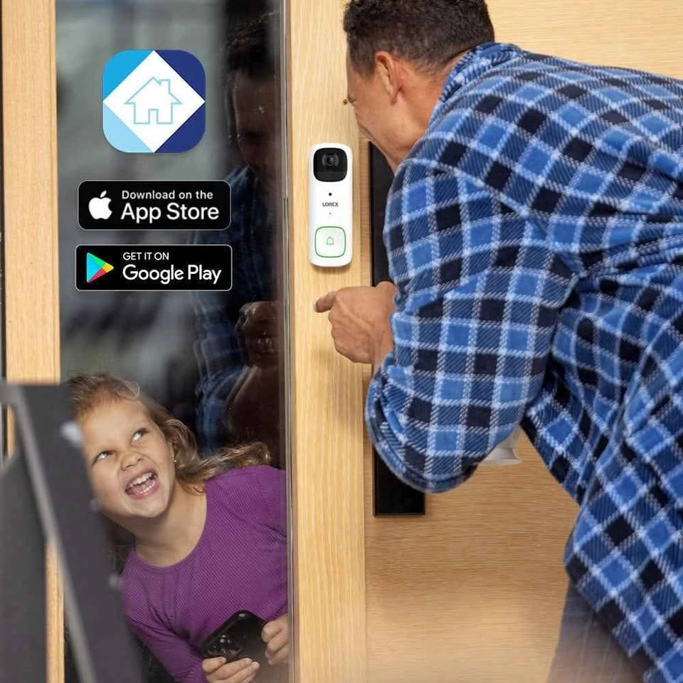 Lorex 2K Wi-Fi Video Doorbell (Battery-Operated, 32GB) B463AJD-E - photo 3